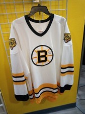 BOSTON BRUINS VTG CVM ADAM OATES #12 HOF AUTOGRAPH JERSEY  XL 
