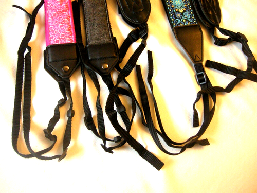 5 Camera straps Multi Color 3" to 2" wide - Picture 3 of 3