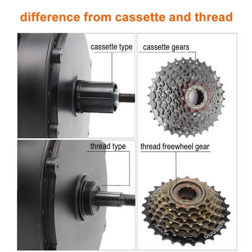 E-Bike Brushless Motor 24 36V 250W Conversion Kit Rear Wheel Drive Disc Brake - Picture 12 of 25