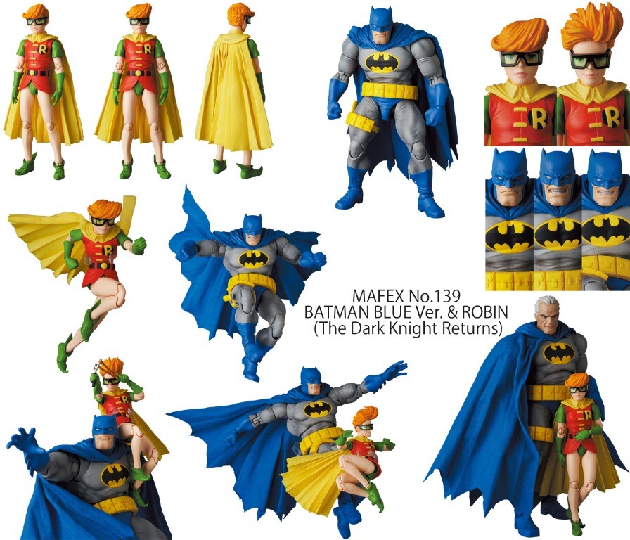 MAFEX No.139 バットマン ブルーバージョン & ロビン Amazon.com: MAFEX No.139 Batman Blue Version & Robin The