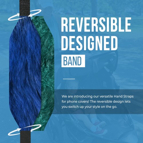 Universal Phone Grip Straps for Secure Handling | Reversible - 第 19/81 張圖片