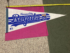 Vintage Kansas City Royals SOUVENIR Pennant BANNER Flag MLB BASEBALL - SHIP FAST