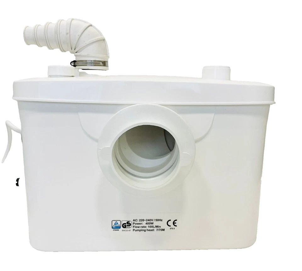 SANITRIT TRITURATORE MACERATORE WC SANITARIO LAVANDINO DOCCIA VASCA CON LAME - Bild 2 von 4