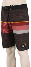 Quiksilver Surfsilk Faded Stripe Boardshorts - Ruby Wine - New