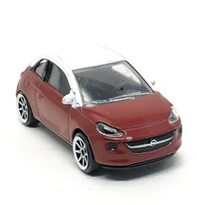 Majorette OPEL Adam Dark Red / White Roof - Wheel 8S White 1:55 (3") Defects 002
