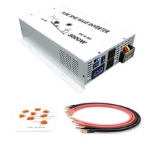 3000W Pure Sine Wave Inverter 24V DC to 240V AC Solar Battery Power Inverter new