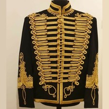 New Napoleonic Hussar Uk36R Uniform Miltary Style Tunic Pelisse Jimmi Hendrix.