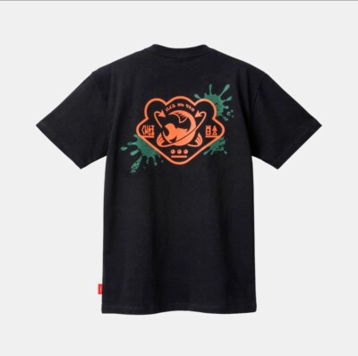 New Era X SALMON RUN Splatoon 3 Black T-shirts Nintendo Store