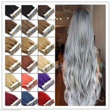 Blonde Tape In Hair Extensions Skin Wefts Remy Russian Human Hair Full Head 40pc