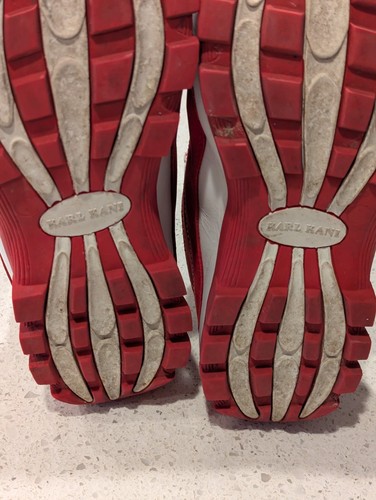Vtg Karl Kani Mens 90's Rare Red White SLAM Basketball Shoes Sneakers Size 12.5 - Picture 15 of 15