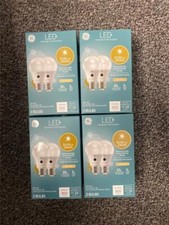 Lot of 4 GE LED 60w 2 Packs 800 Lumens Soft White Outdoor Light Bulbs A19