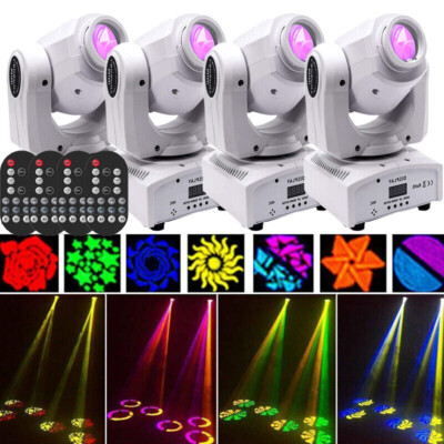 150W Moving Head Stage Light WLED DMX512 Gobo LED Club Disco DJ Party Light DMX