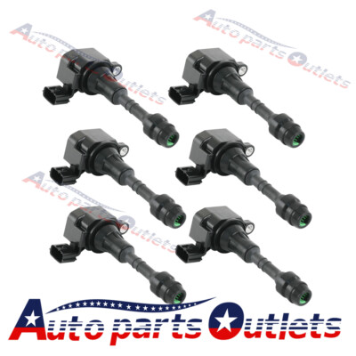 New 6x Ignition Coils UF349 For Nissan Frontier Altima Maxima Quest Infiniti I35