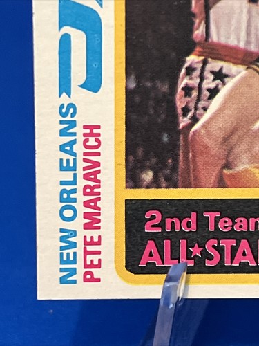 1978-79 Topps Pete Maravich New Orleans Jazz All-Star Card #80 Great Condition! - Picture 4 of 6