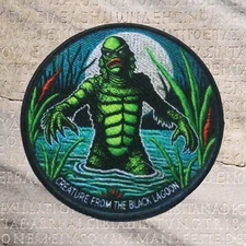 Creature from the Black Lagoon Classic Horror Patch Sci-Fi Monster Movie Iron-On