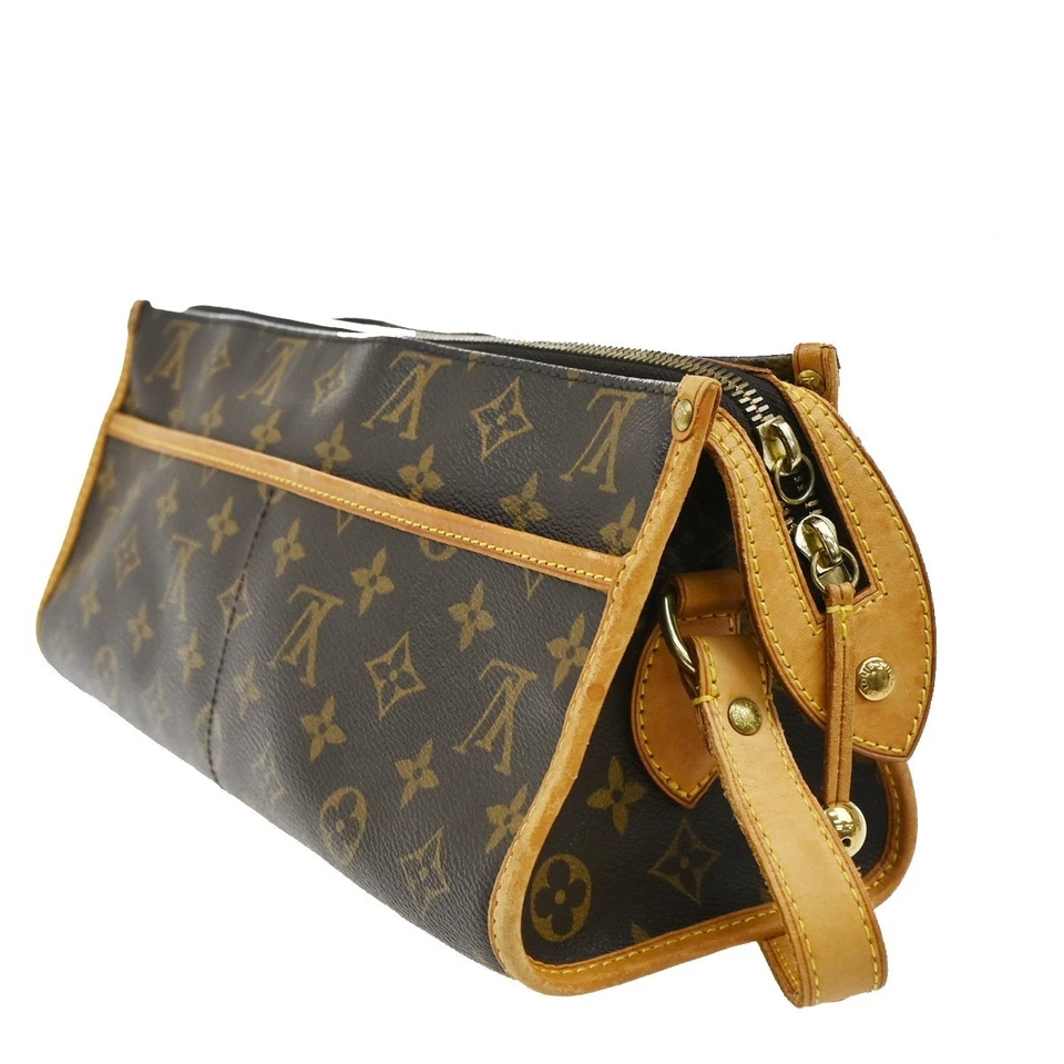 Bolso de Hombro Largo LOUIS VUITTON LV Popincourt Monograma Marrón M40008 35TA206 Foto 4 de 4