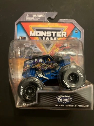 Monster Jam, Official Son-uva Digger Monster Truck, Die-Cast Vehicle, 1:64 Scale
