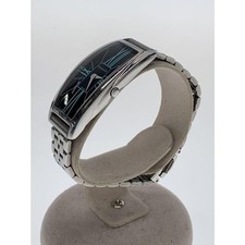 TIFFANY&Co. Gemea Quartz Watch Black Dial Stainless Steal Analog Women