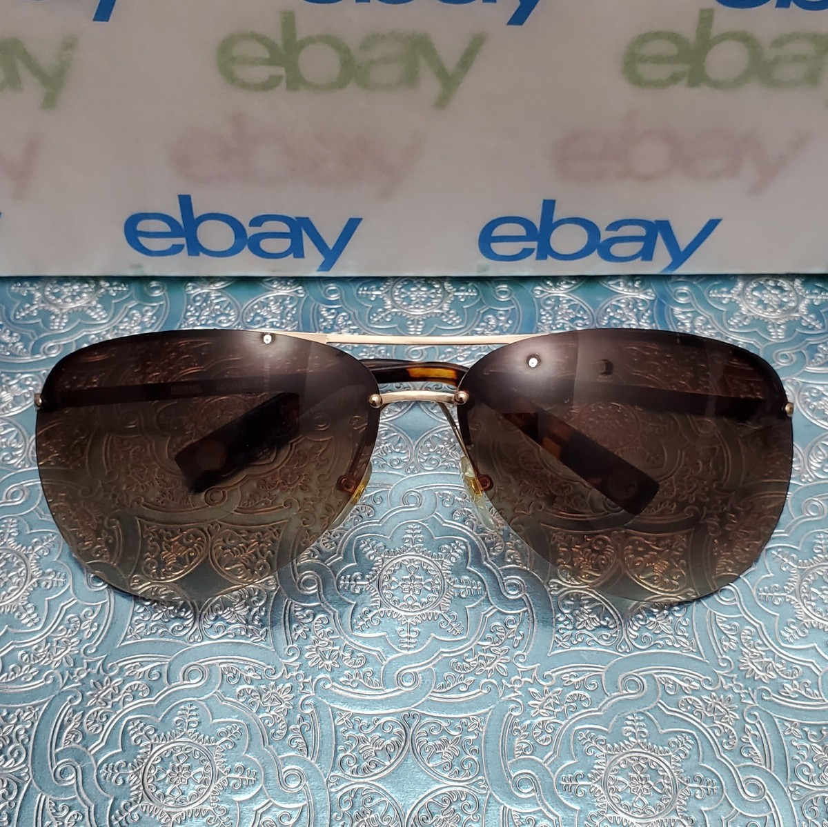Michael Kors Tortoise Frame Sunglasses with Teal Temples Michael Kors Nassau MK4119U eyeglasses for women in Plum  main image 3