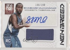2013 Panini Elite New Breed Materials Signatures /199 Shabazz Muhammad Auto 0o9