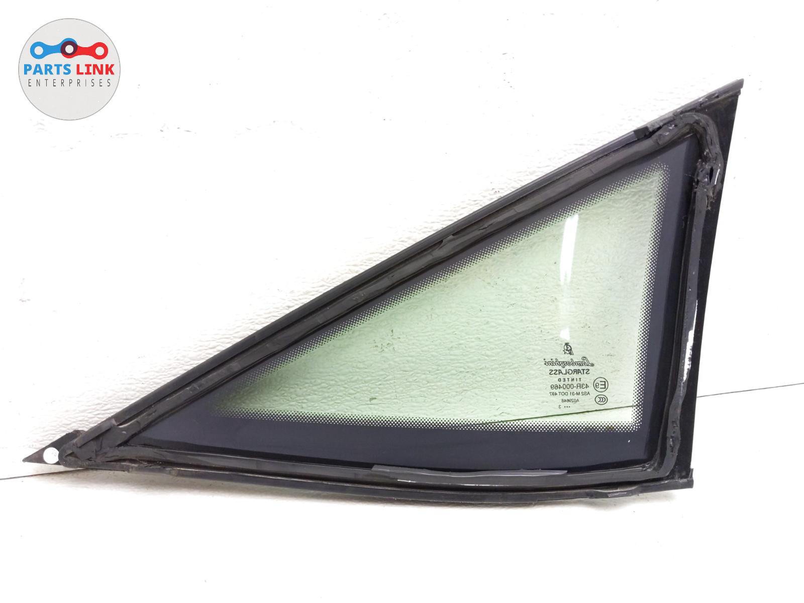 2004-2014 LAMBORGHINI GALLARDO FRONT RIGHT GLASS TRIANGLE VENT WINDOW LP550 560