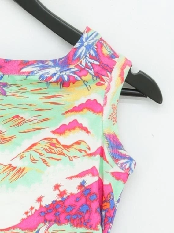 Abito donna midi Dsquared2 XS multi 100% cotone tubino