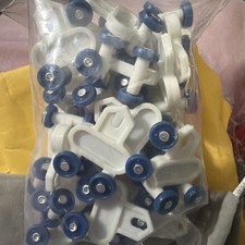 20 PCS Curtain Track Glider Pulley Runners Replacement Roller Gliders