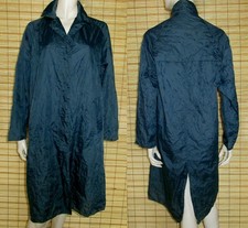 BLAUER REGENMANTEL - RAINCOAT - NYLON - VINTAGE - LILION - GR. S - M