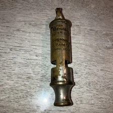 A VINTAGE , THE METROPOLITAN " J HUDSON & CO , WHISTLE  