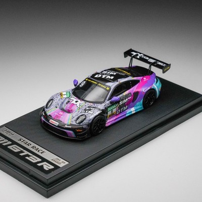 1:64 911 GT3 R DTM #9 Diecast Alloy Car Model Collection