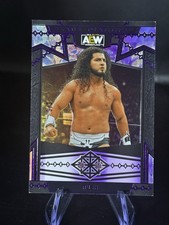 2024 Upper Deck Black Diamond AEW Rush Purple Diamond Relic 3/3 #56 BOOKEND