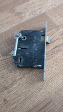 VINTAGE UNION 2 LEVER  RIM LOCK DOOR LOCK WITH KEY