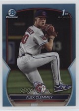 2023 Bowman Draft Chrome Sky Blue Refractor Alex Clemmey #BDC-79 03j5