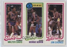 1980-81 Topps Walter Davis George Gervin Jim Chones #136-11-191 HOF 2n4