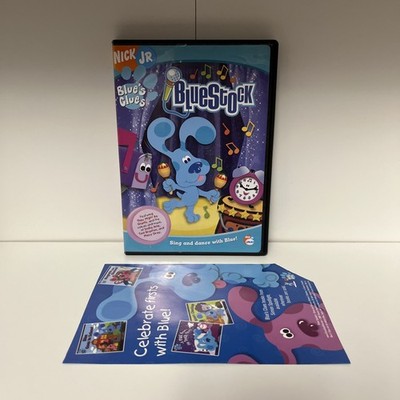 Blue s Clues Bluestock DVD+Insert Paper Good Condition DVD Nick Jr