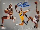 Dennis Rodman Signed METALLIC Photo 8x10  NWO Bulls Worm Autograph HOF JSA HOGAN — photo 1
