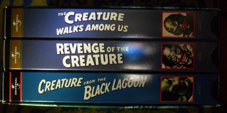 2000 VHS CREATURE FROM THE BLACK LAGOON BOX SET - 3 VIDEO TAPES +Bonus Universal - Image 2 of 4
