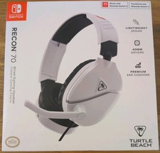 Turtle Beach Recon 70 Nintendo Switch and Switch 2 Headset White -WIRED -