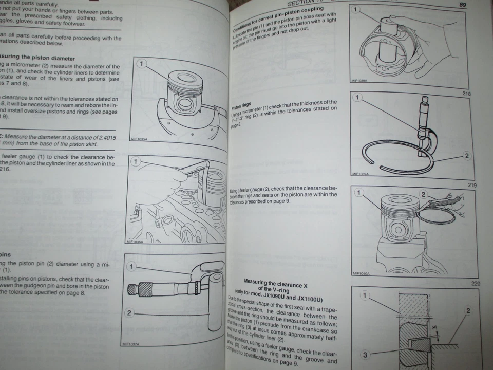 Case IH JX1080U JX1090U JX1100U Tractor Servicio Taller Manual de Reparación ¡ORIGINAL! CIH Foto 4 de 4