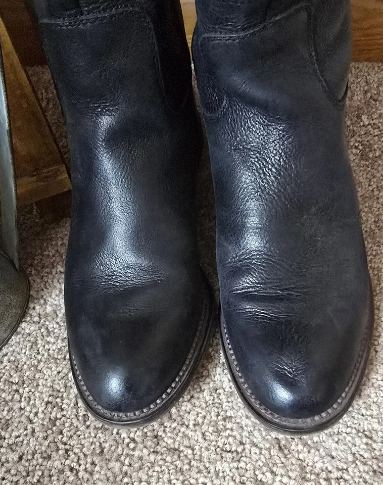 Franco Sarto Haleen Women’s 8.5 Black Leather Over Knee Riding Boots - Image 4 of 4