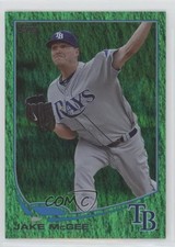 2013 Topps Emerald Foil Jake McGee #384 3q5