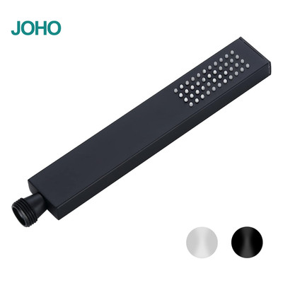Douchette ANTI-KALK-SYSTEM DUSCHBRAUSE Schwarz Stabhandbrause Brausekopf JOHO