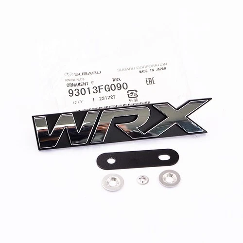 Genuine Subaru Impreza WRX Front Grille Emblem Nameplate 2011-2014 OE 93013FG090