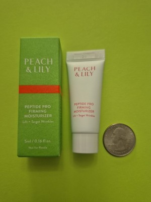 Peach & Lily Peptide Pro Firming Moisturizer Sample Size 0.16oz/5ml NIB