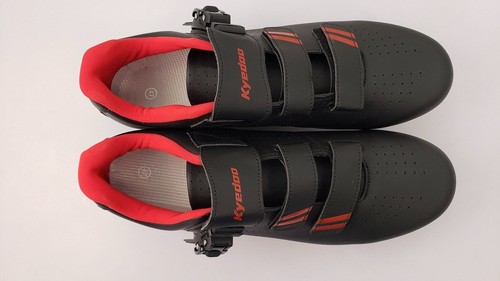 Kyedoo Herren Gr. 12 Fahrradschuhe Delta Cleats EU 47 schwarz Peloton Indoor Outdoor - Bild 7 von 13