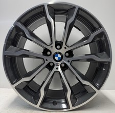 Genuine BMW X3 X4 699M 20” Rear Alloy Wheel Orbit Grey G01 G02 Diamond Cut