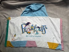 Universal Studios Japan Peanuts Hooded Towel Snoopy Charlie Brown Woodstock