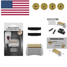 Pro Shaver Replacement Foil and Cutters Compatible with Andis ProFoil Lithium...