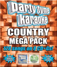 VARIOUS Party Tyme Karaoke - Country Mega Pack 128-Song Mega Pack  CD 