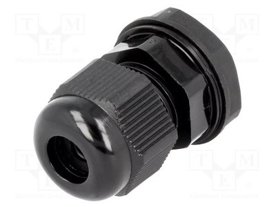 Polyamid schwarz UL94V-2 PG9 13,9mm IP68 Kabelverschraubung